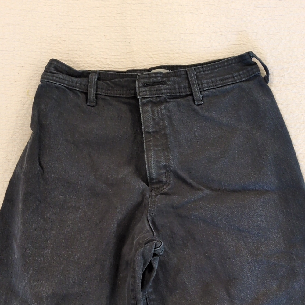 Universal Thread High Rise sailor Wide Leg Jeans Black. Size 8